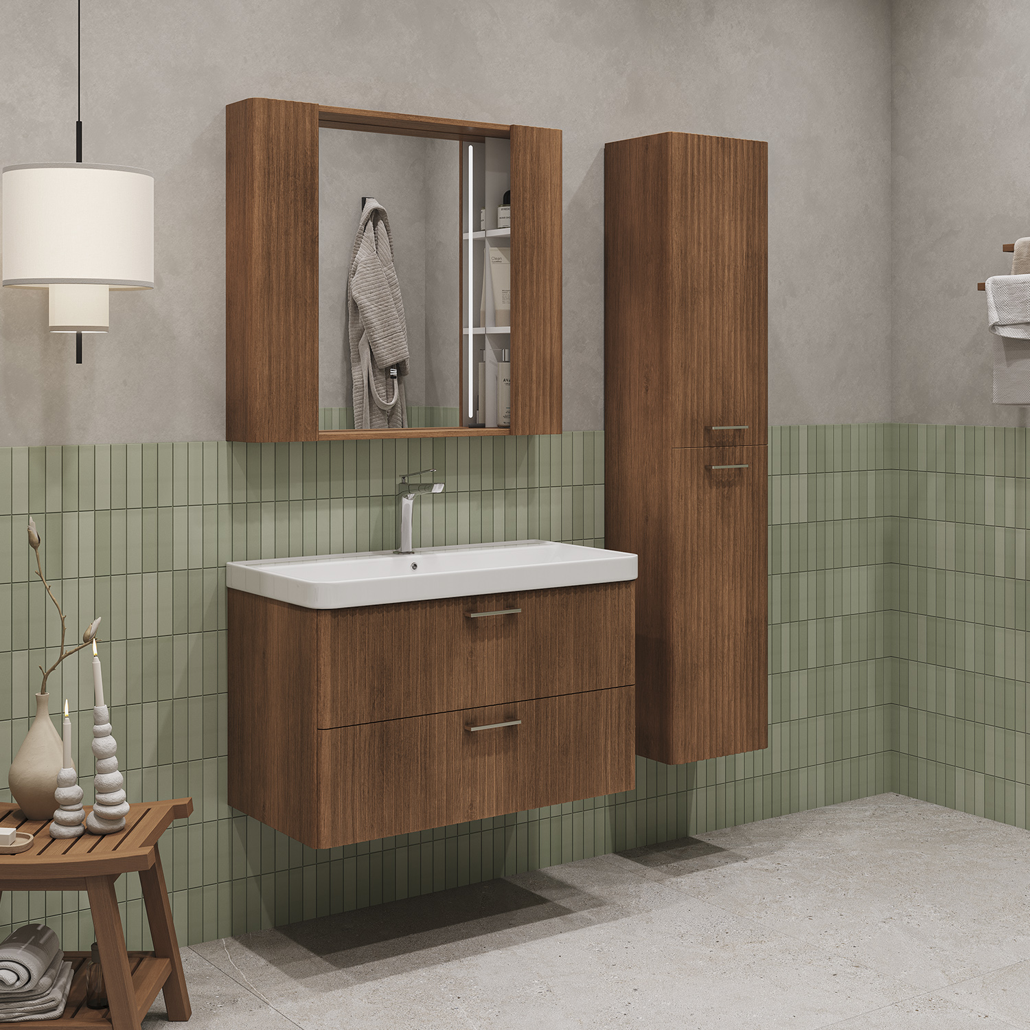 Коллекция мебели для ванной комнаты Ангара