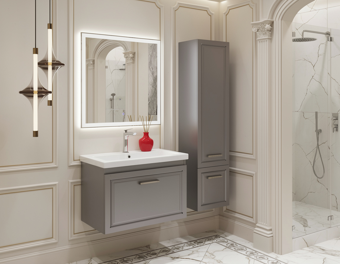 Вне времени и трендов: Как мебель для ванной в стиле неоклассика захватывает интерьеры 