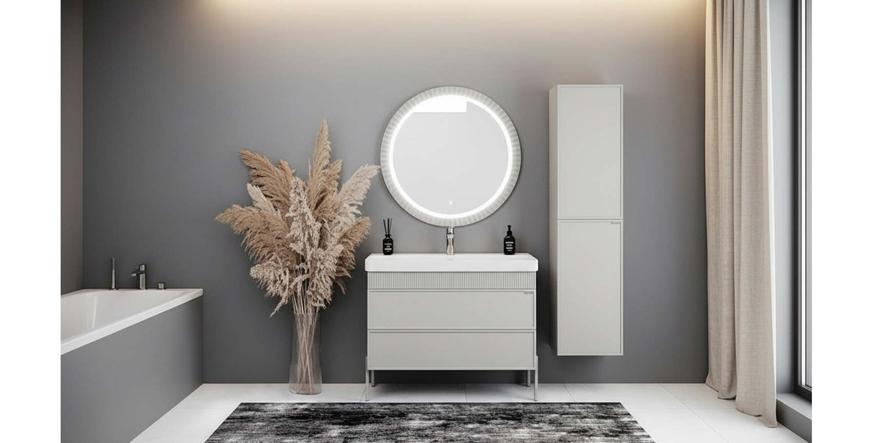 Коллекция мебели для ванной комнаты Мадрид