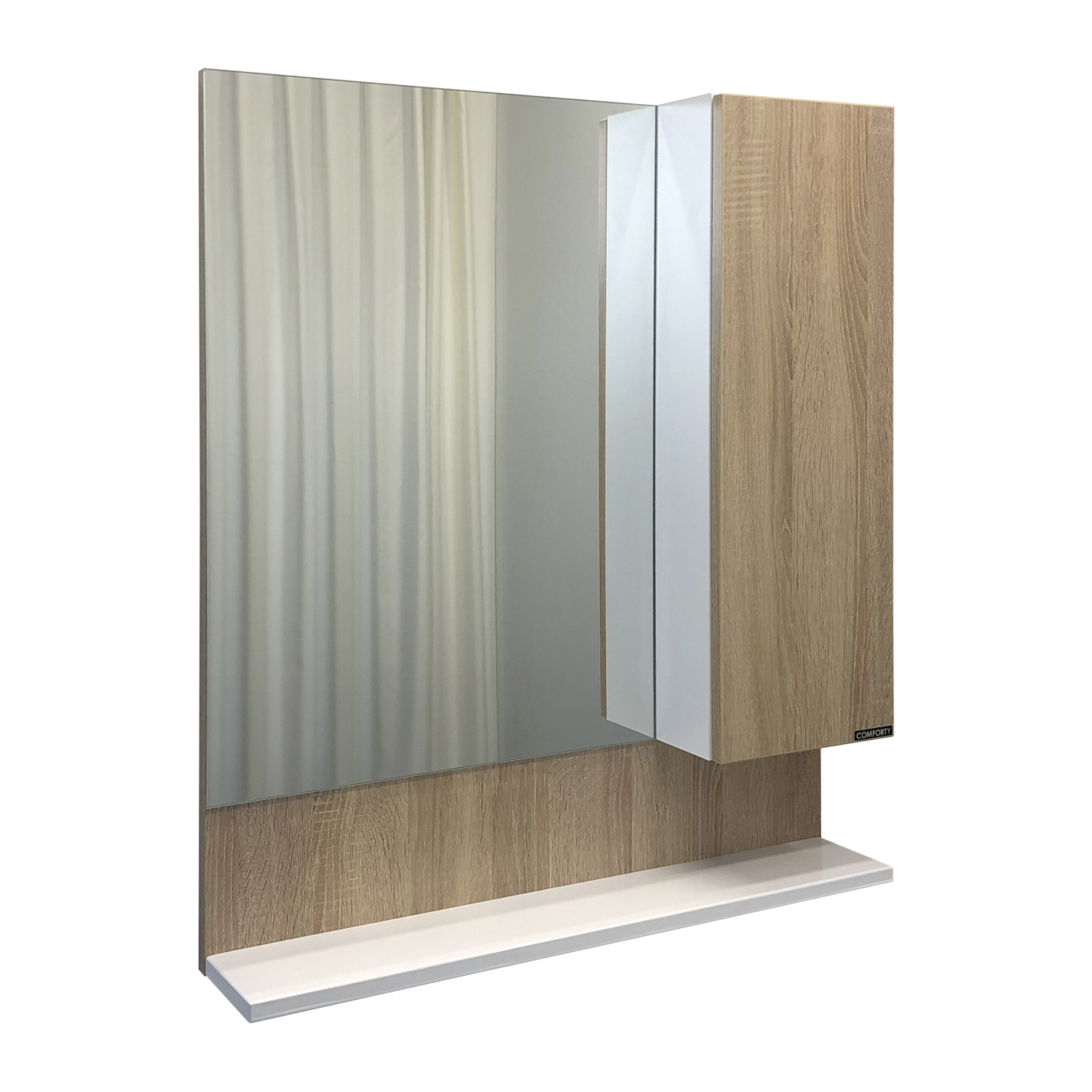 Comforty. Зеркало-шкаф "Рига-70" дуб сонома