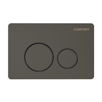 Двухрежимная панель смыва для инсталляции Comforty Comforty CF5097IGG нержавеющая сталь (брашированная оружейная сталь)