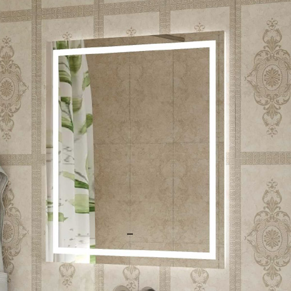 Зеркало Comforty Квадрат-90 светодиодная подсветка, бесконтактный сенсор 90*90