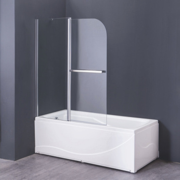 Стеклянная шторка на борт ванны Comforty 29CR 1200*1400 мм