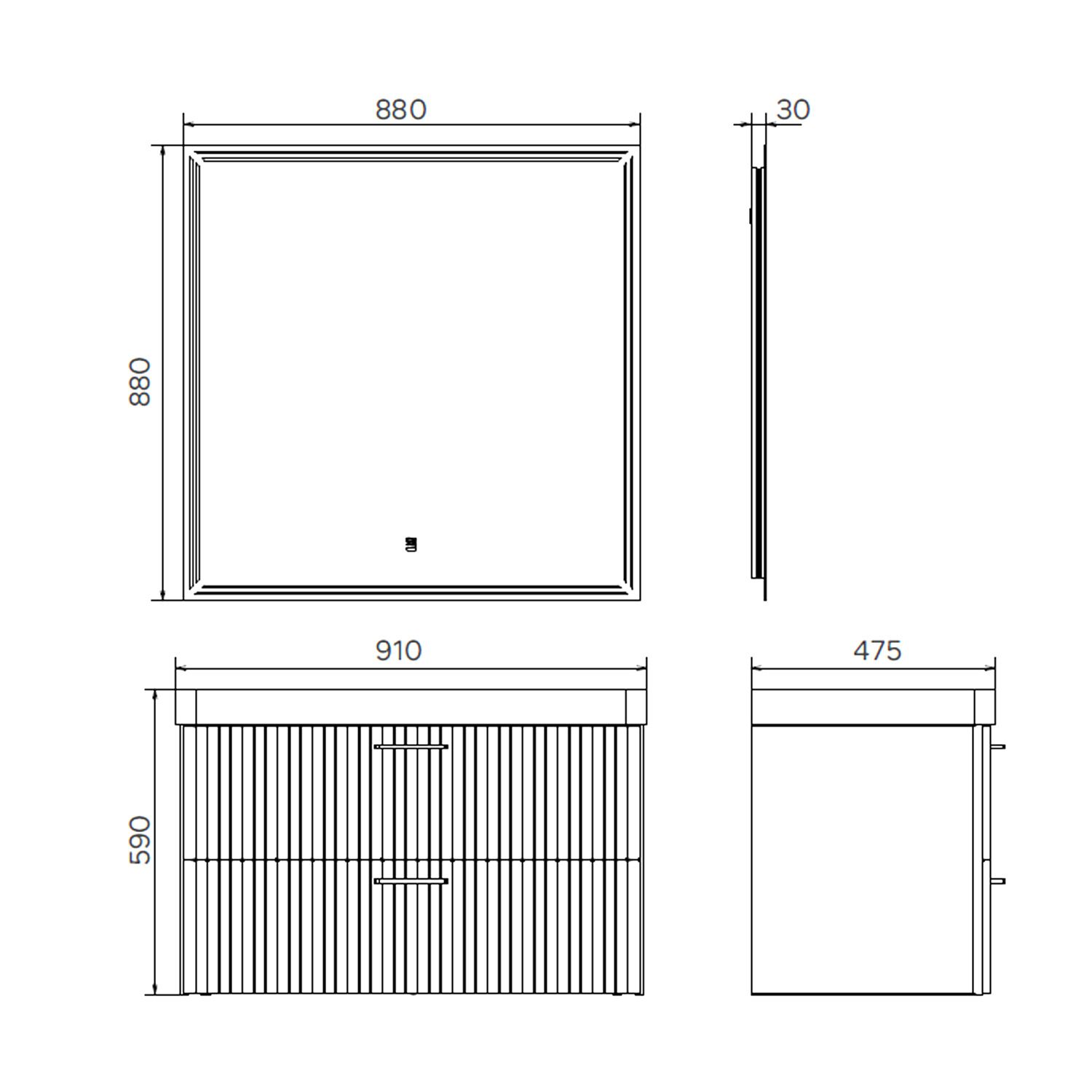 Тумба-умывальник Comforty Ангара-90П дуб латте с раковиной 4490