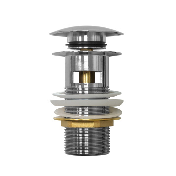 Донный клапан для раковин с переливом Comforty CF3GD0037 хром