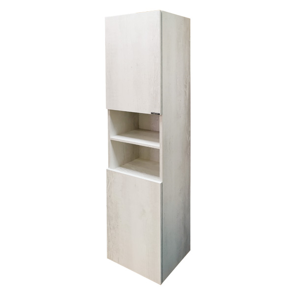 Подвесная шкаф-колонна Comforty Верона 35 дуб белый