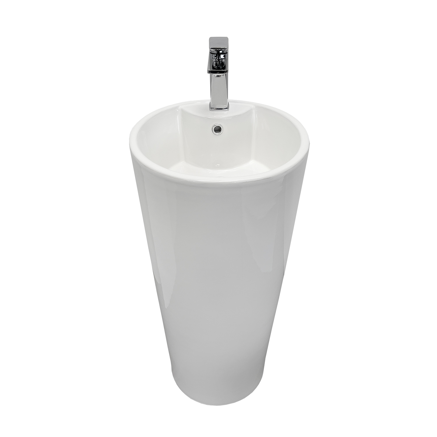 Напольная раковина с пьедесталом моноблок Comforty CF1202