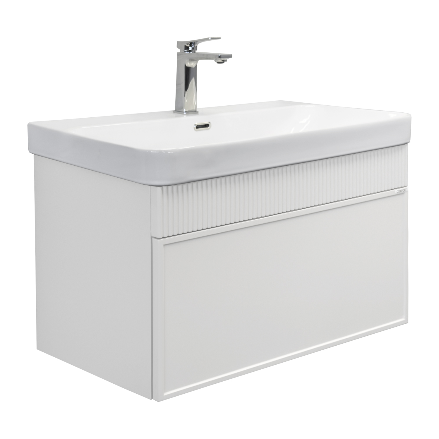 Тумба-умывальник для ванной Comforty Мадрид-80М белая матовая с раковиной Comforty CF19595BX-80