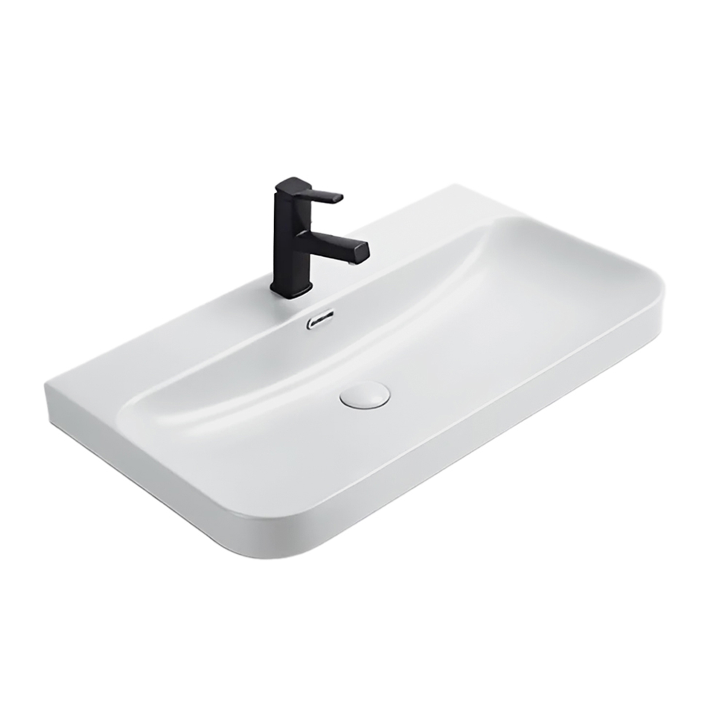 Тумба-умывальник для ванной Comforty Мадрид-80М белая матовая с раковиной Comforty CF19595BX-80