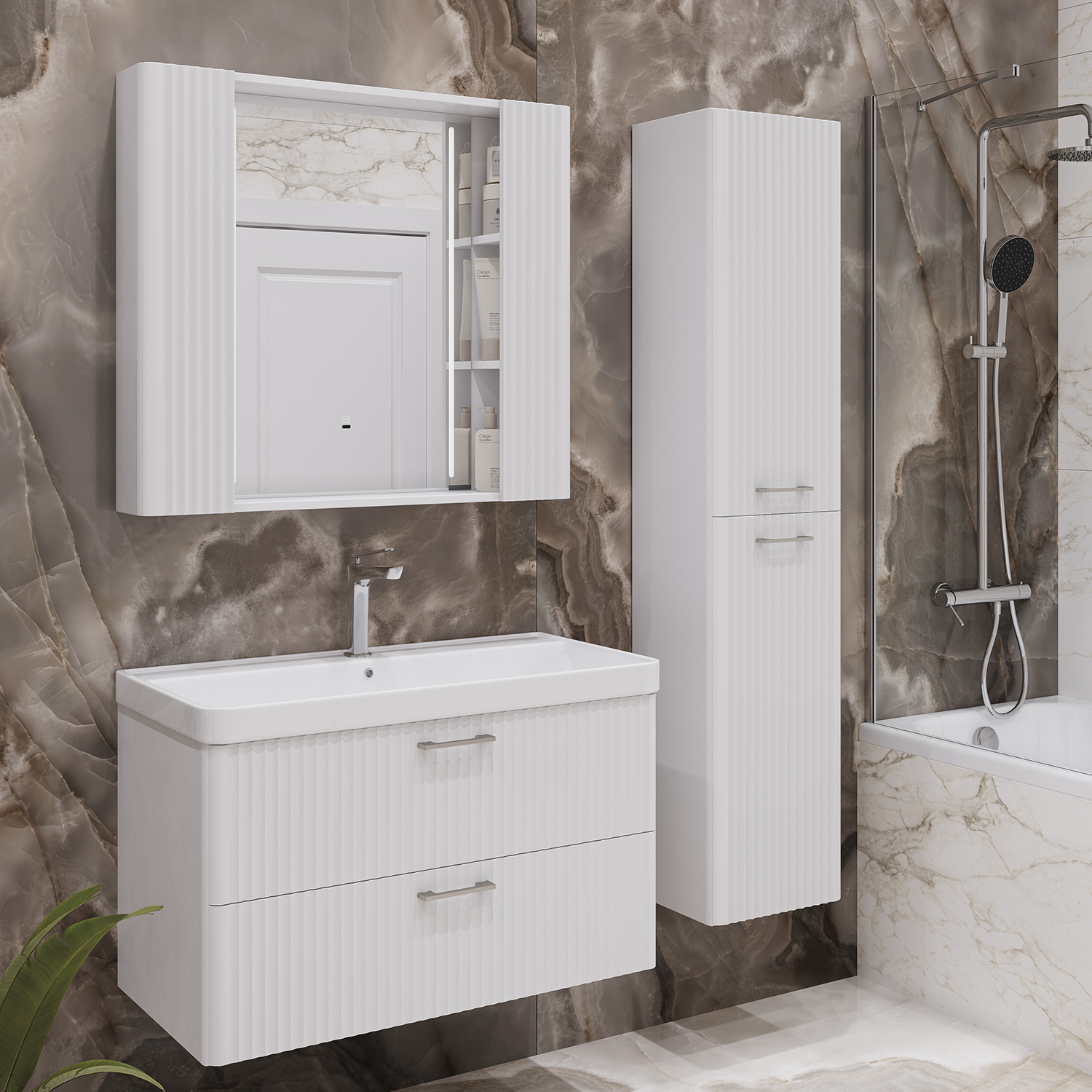 Коллекция мебели для ванной комнаты Ангара