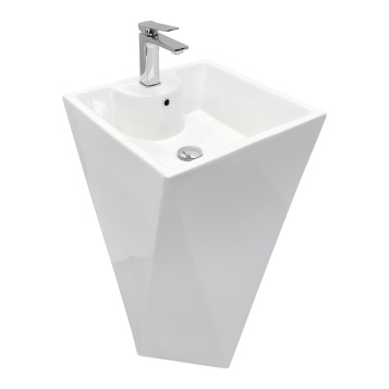 Напольная раковина с пьедесталом моноблок Comforty CF1156