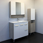 Мебель для ванных комнат 80 - 90 см Коллекция Comforty Клеон 90Н